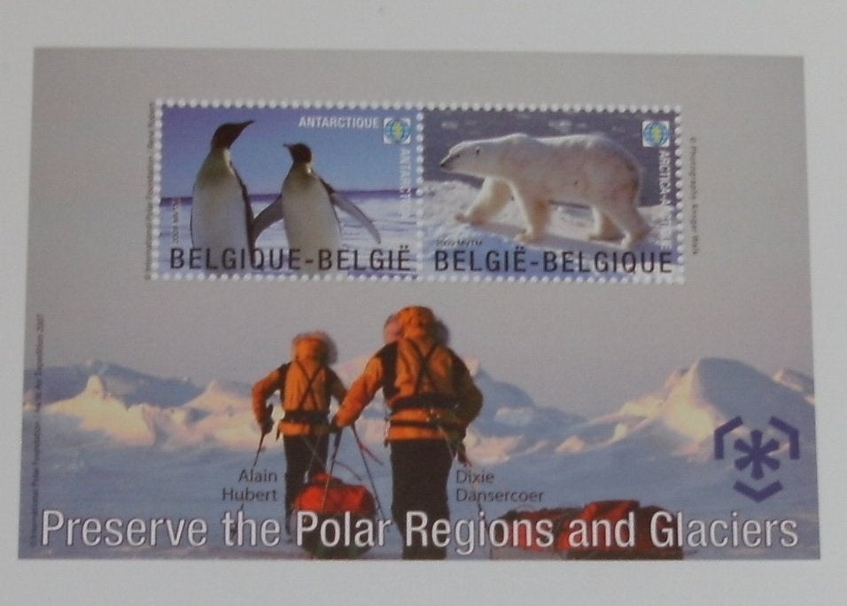 1 blokje antartica, Frankeerzegel, Ophalen of Verzenden, Zonder stempel, Postfris