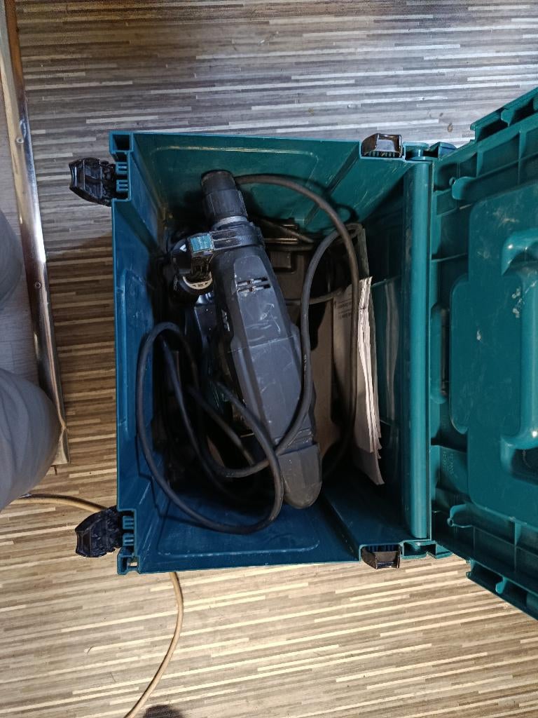 Makita HR3011FCJ SDS-Plus-Marteau combiné 1050 W + mallette, Bricolage & Construction, Enlèvement, Utilisé