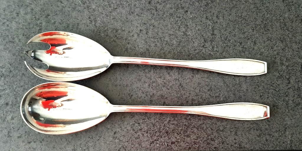 Te koop: Antiek zilveren, stevig  slabestek., Ophalen