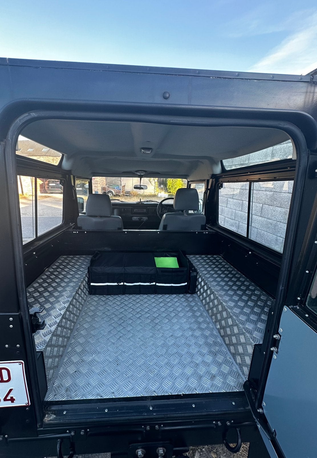 Landrover Defender 90 traanplaten laadruimte, Auto diversen, Automatten, Ophalen, Nieuw