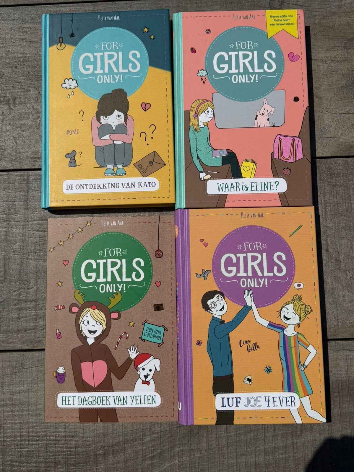 For girls only boeken, Boeken, Ophalen, Zo goed als nieuw