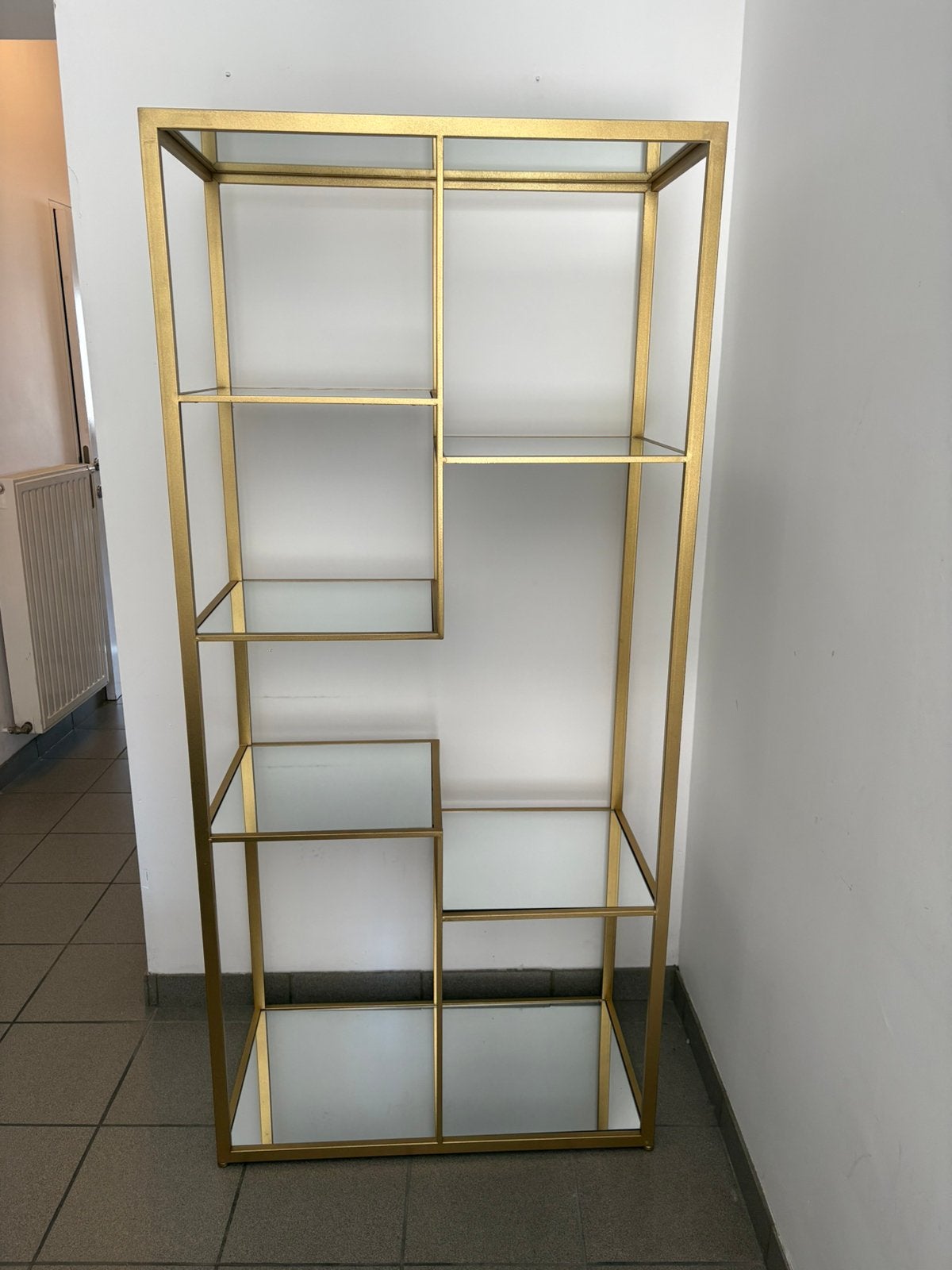 Wandkast met gouden frame, Maison & Meubles, Armoires | Étagères, Enlèvement, Comme neuf
