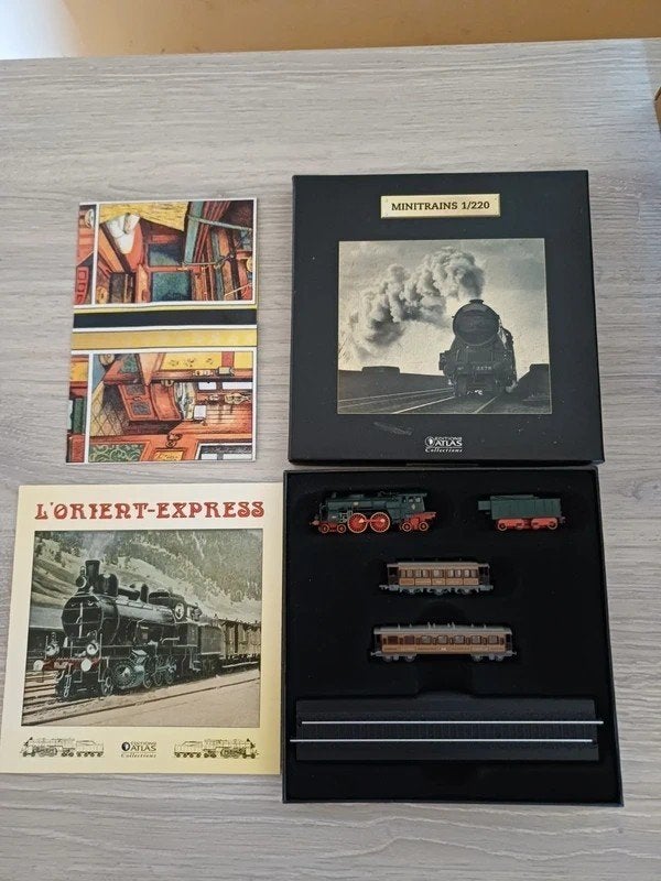 Set van 3 minitreinen Atlas Editions  Scale Box-set (1/220), Verzenden, Zo goed als nieuw, Locomotief, Overige merken