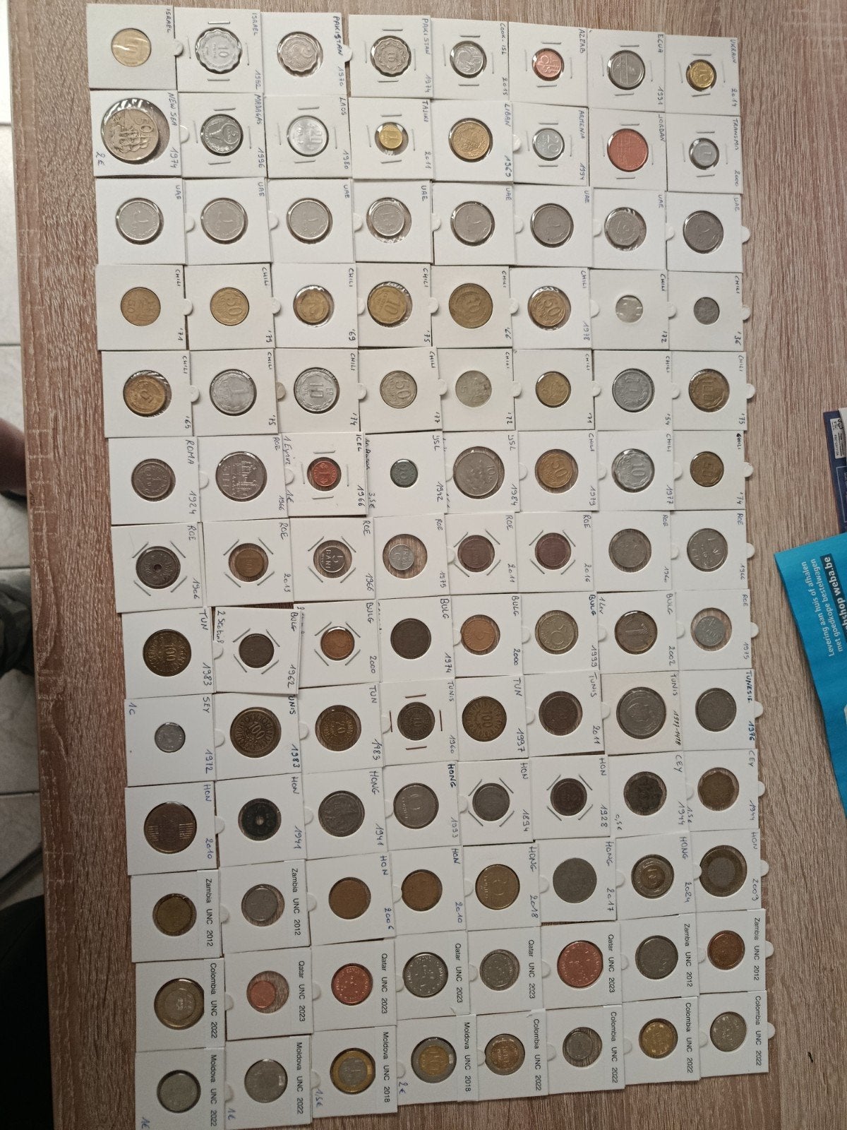 Wereldmunten 104 stuks, Postzegels en Munten, Ophalen of Verzenden