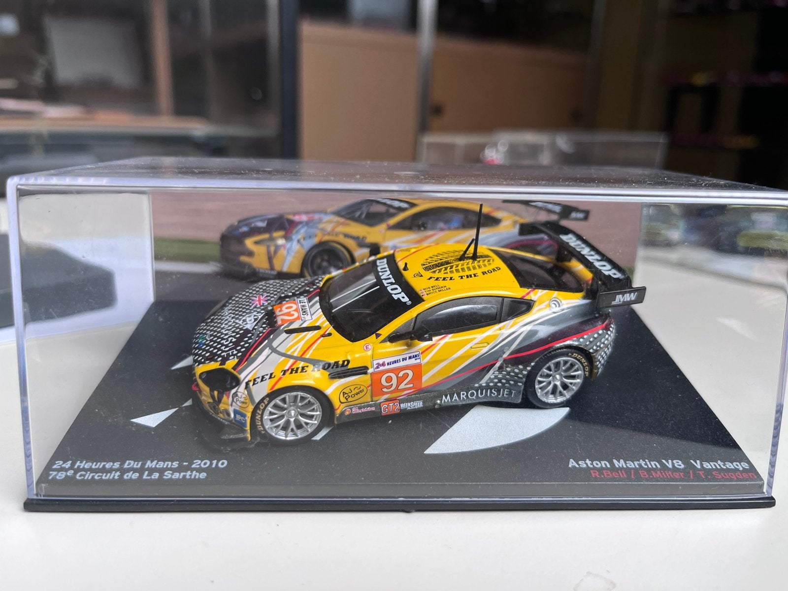 1/43 Aston Martin V8 Vantage GT2. 24H Mans 2010, Enlèvement, Utilisé, Voiture