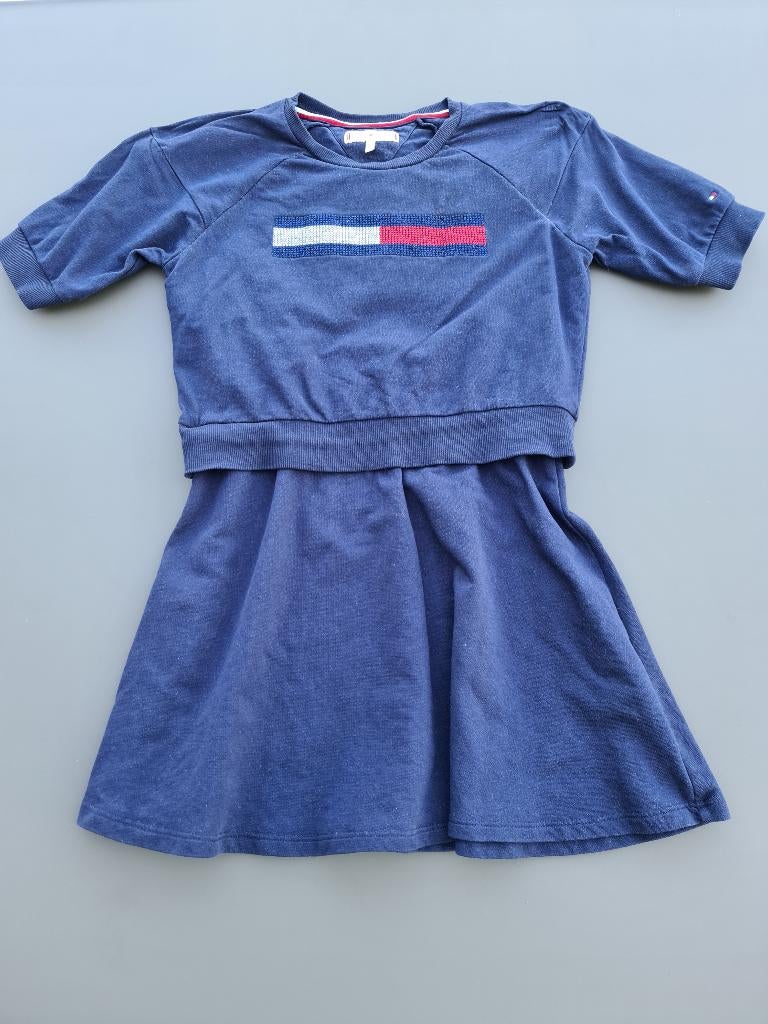 Jurk, kleedje met trui, Tommy Hilfiger, 128, Enlèvement, Comme neuf