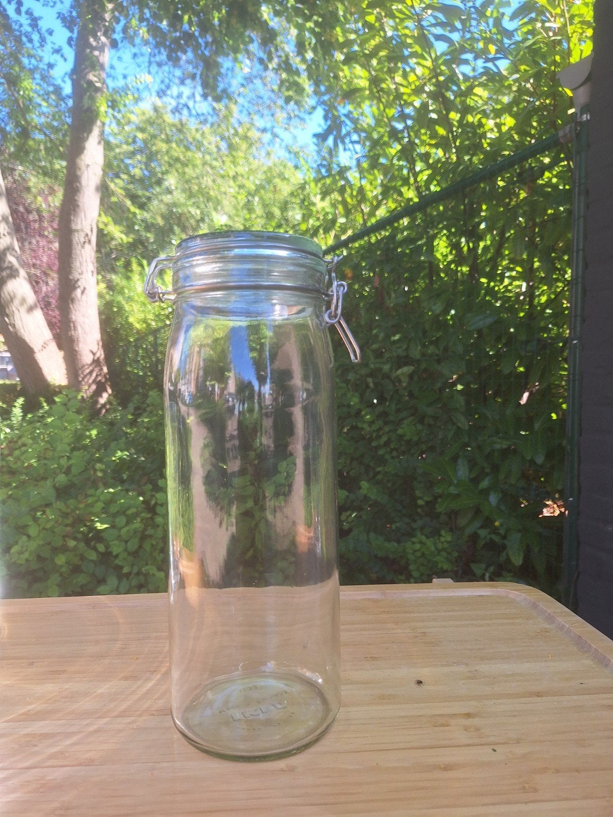 bocal de rangement en verre, Enlèvement