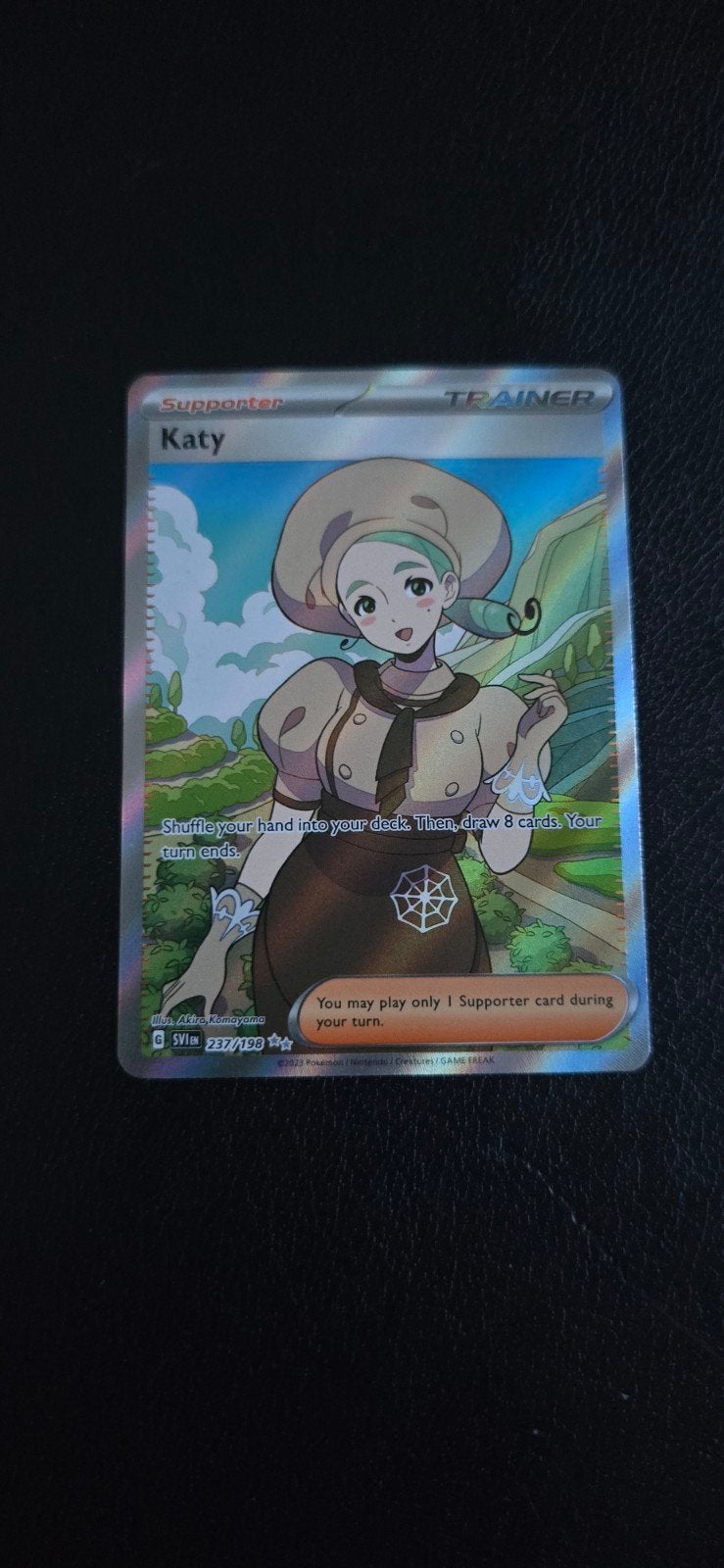 Pokemon trainer card Katy Scarlet & Violet, Ophalen