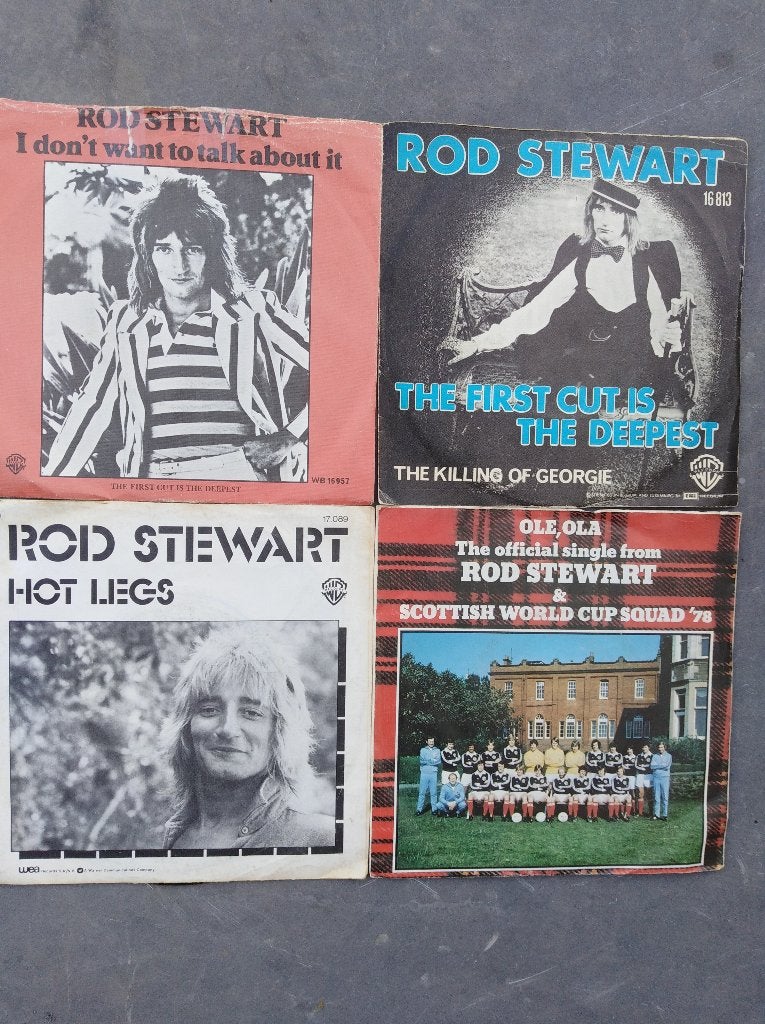 ROD STEWART - PAKKET!, 7 inch, Zo goed als nieuw, Pop, Fotohoes