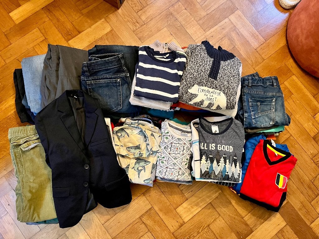Vetement pour garçon, taille 122-128, Enlèvement, Utilisé, Taille 128