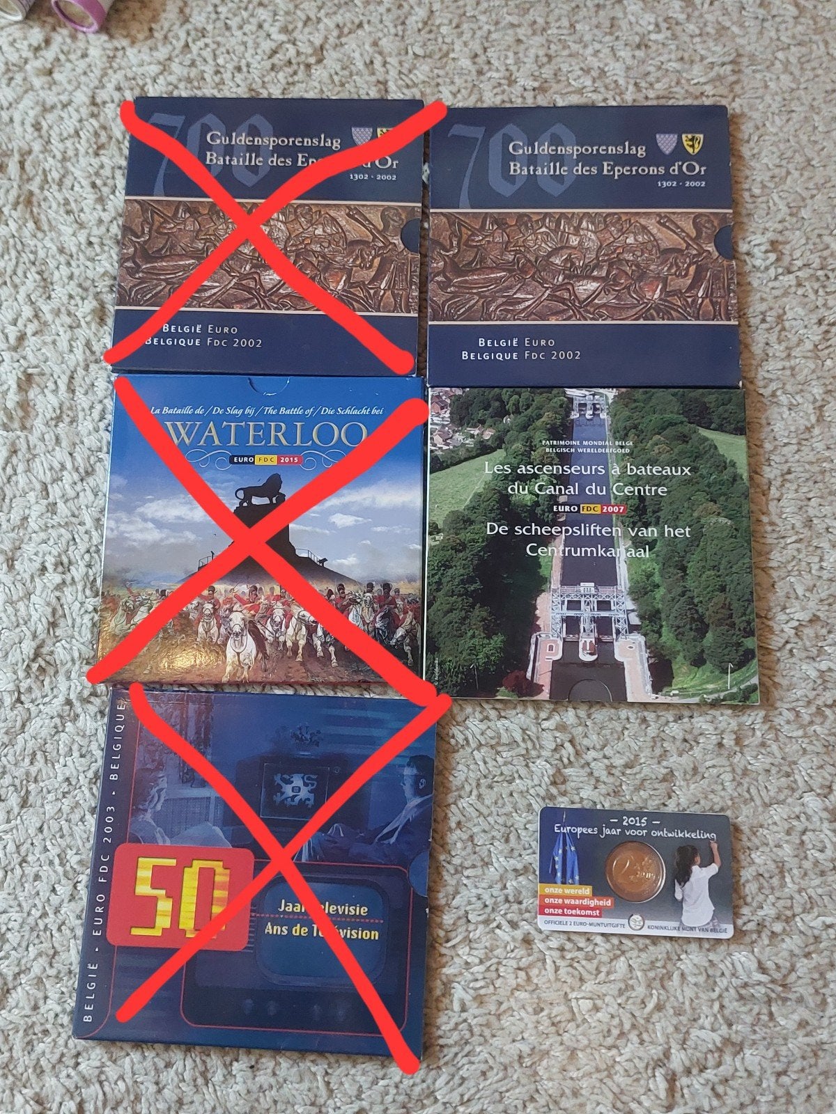 Belgie Eurosets, Ophalen of Verzenden