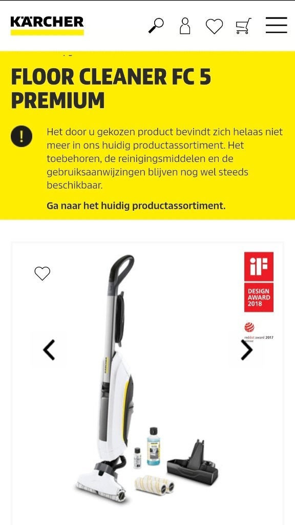 Dweilmachine, Ophalen, Zo goed als nieuw, Overige typen
