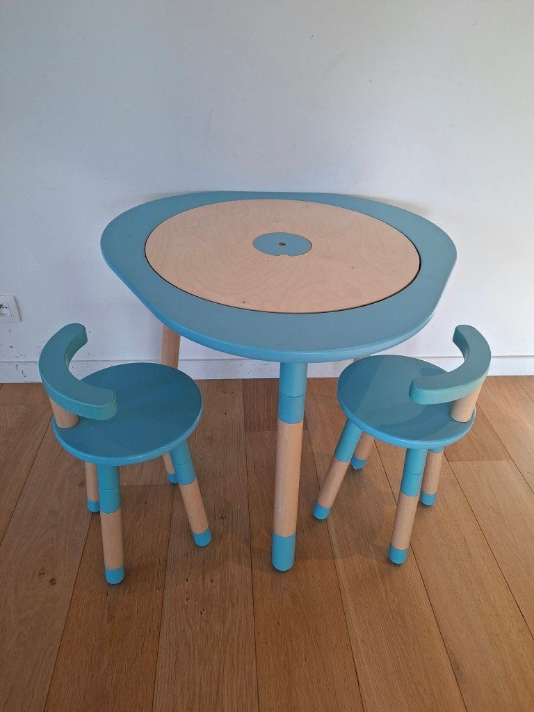 Table de jeu multifonctionnelle MuTable + 2 chaises, Enlèvement, Utilisé