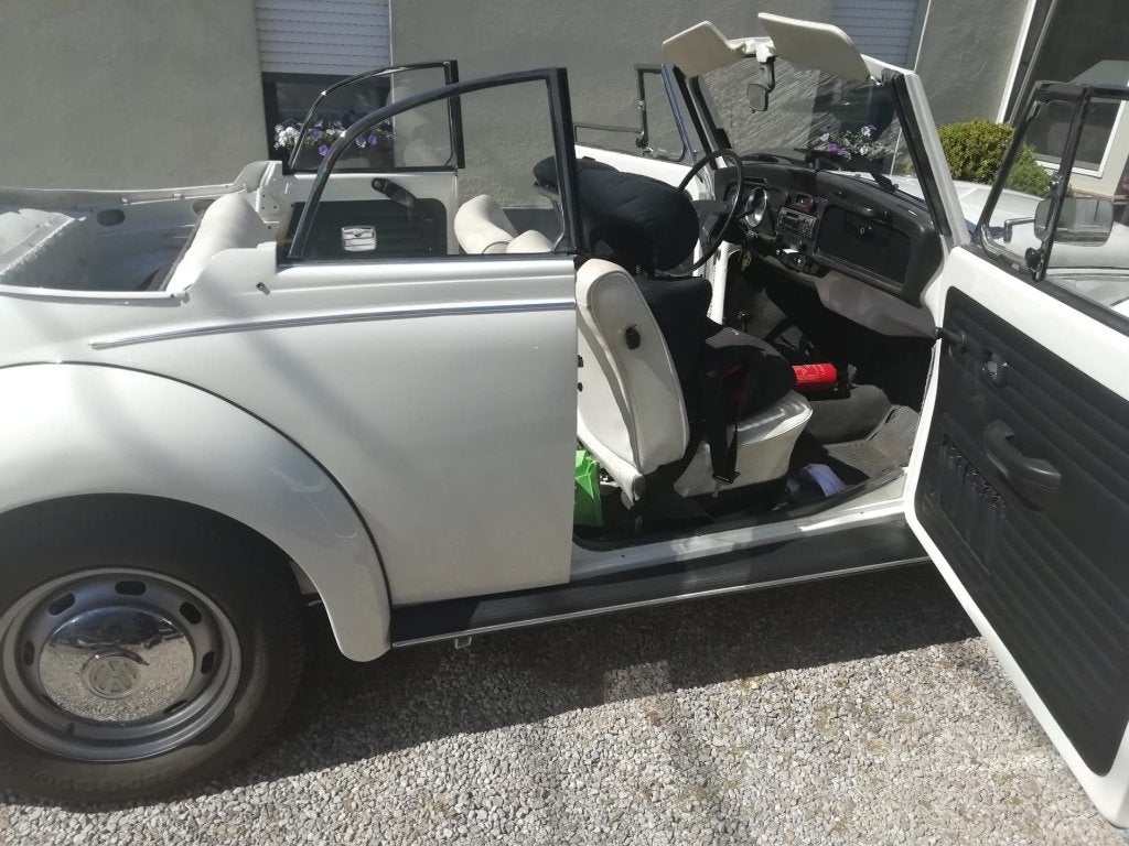 Volkswagen Kever Cabrio 1302S BJ 1972, Auto's, Voorwielaandrijving, Cabriolet, Wit, Overige kleuren