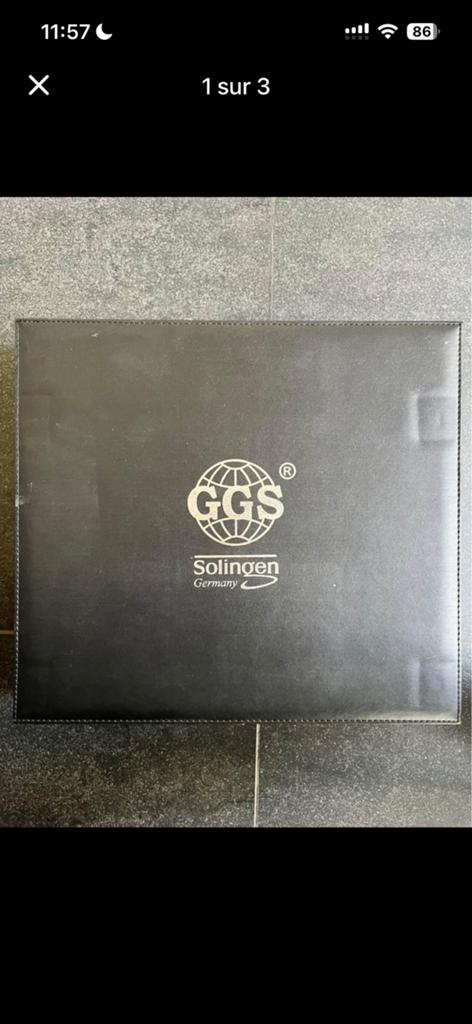 Ménagère GGS Solingen 12 personnes — 95 pcs jamais utilisée, Enlèvement, Comme neuf