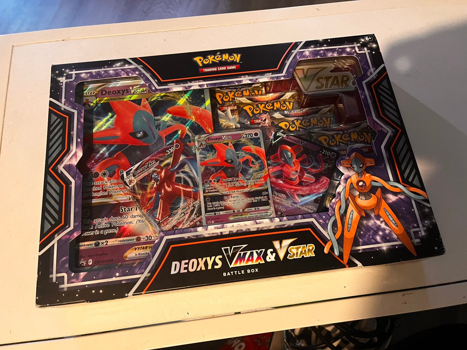 Deoxys vmax vstar battle box pokemon kaarten, Enlèvement ou Envoi, Comme neuf