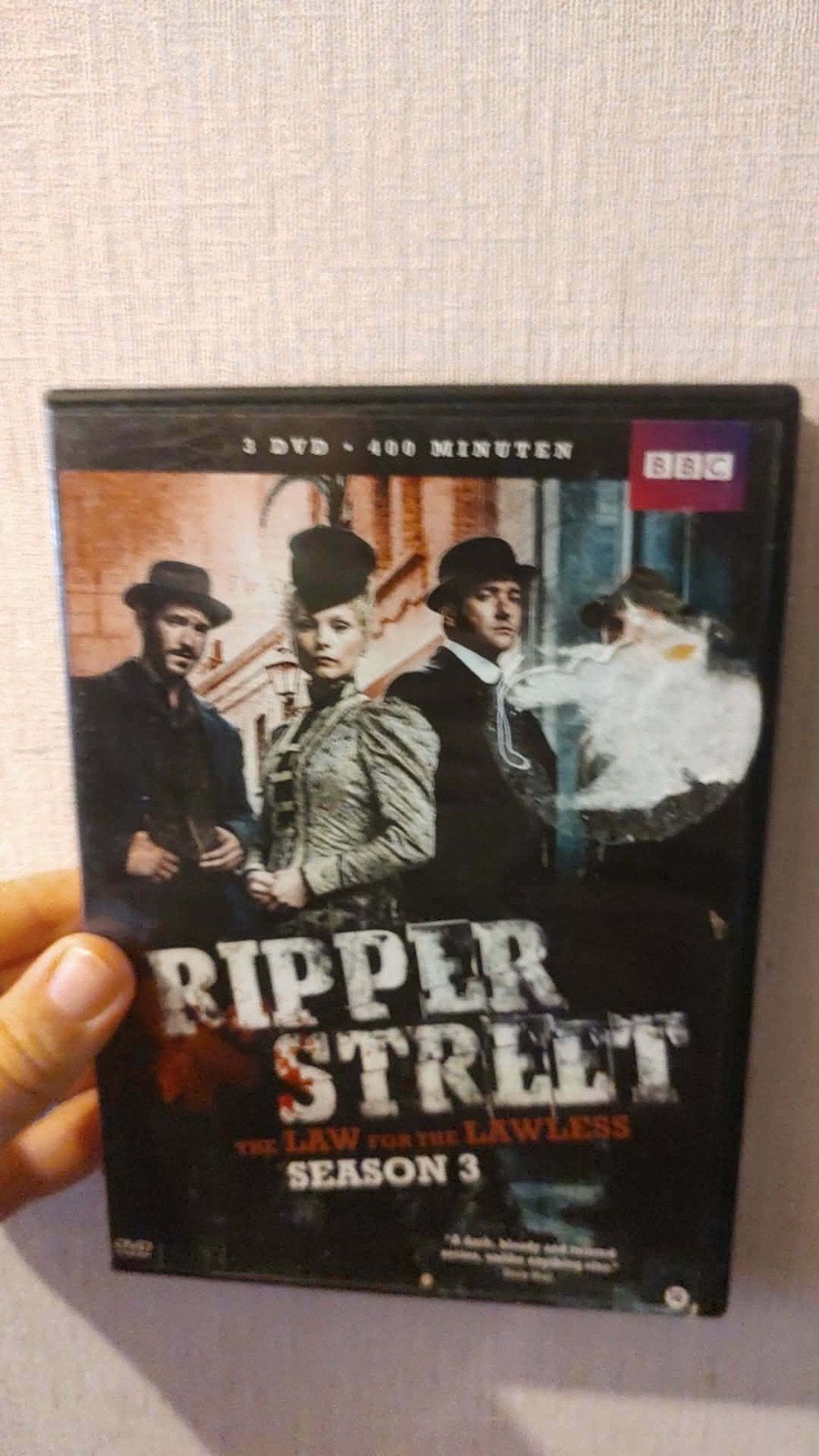 Ripper Street complete serie 3 op 3 Dvd's BBC, Engels, Nederlands, Drama, Ophalen of Verzenden