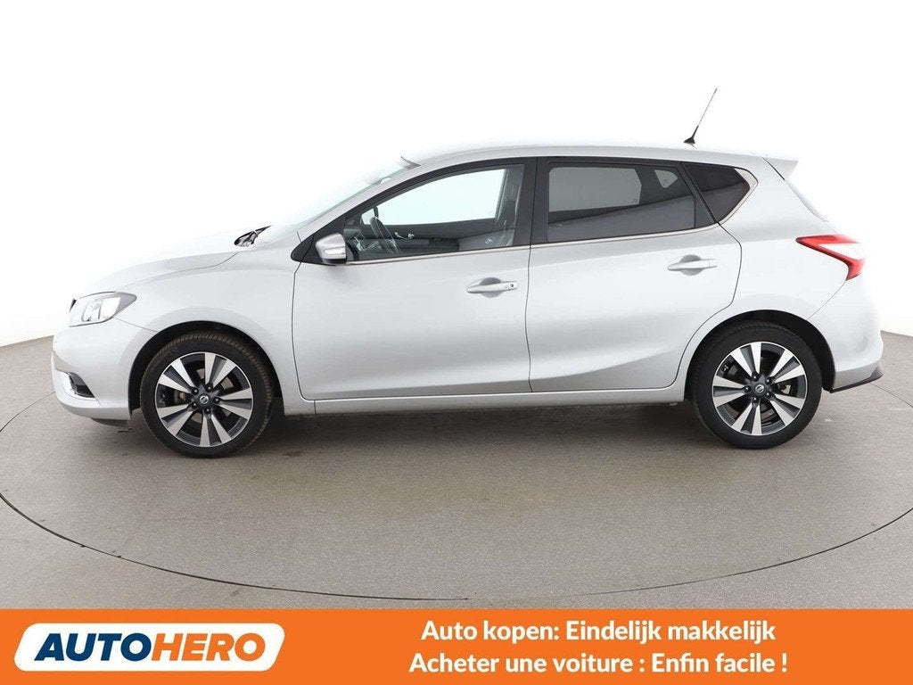 Nissan Pulsar 1.2 N-Connecta (bj 2017), Auto's, Voorwielaandrijving, Gebruikt, Zwart, 116 pk