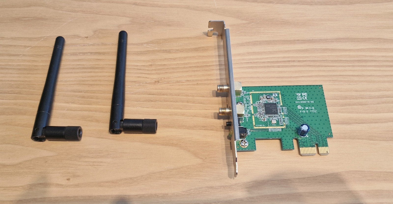 Pcie wifi adaptor, Computers en Software, Netwerkkaarten, Gebruikt, Intern, Ophalen