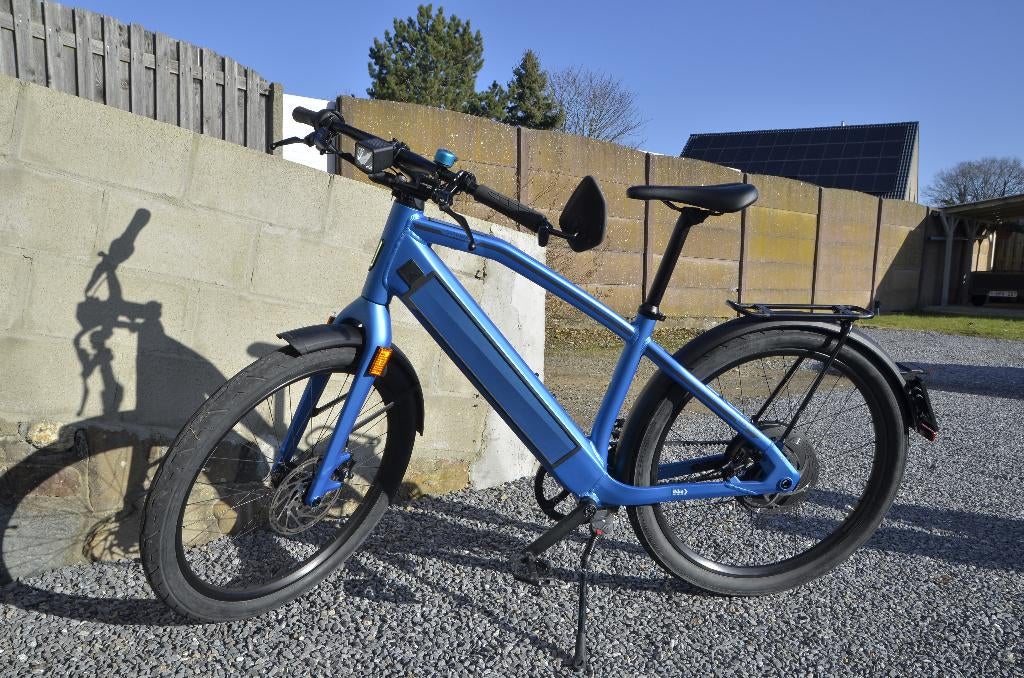 Stromer ST2  Royal Blue  (3260 km) met toebehoren, Versnellingen, Zo goed als nieuw, 57 tot 61 cm, Schijfrem