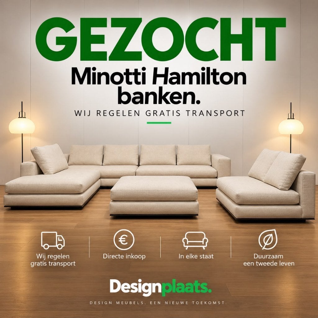 RECHERCHE: Minotti Hamilton — Achat immédiat, Enlèvement ou Envoi, Banc d'angle, Design Bankstellen Minotti