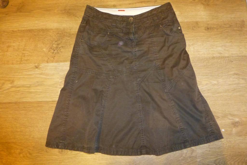 bruine rok van Esprit maat 34 of XS - Smal, Kleding | Dames, Rokken, Bruin, Ophalen of Verzenden, Knielengte, Maat 34 (XS) of kleiner