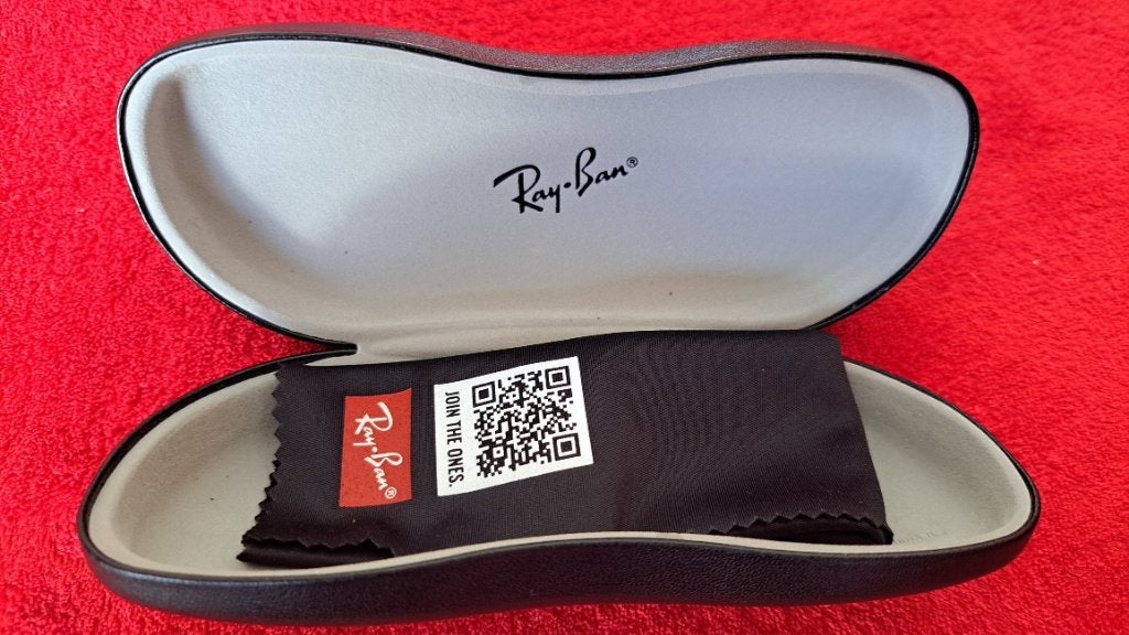 étui lunettes Ray Ban neuf, Enlèvement ou Envoi, Noir, Lunettes