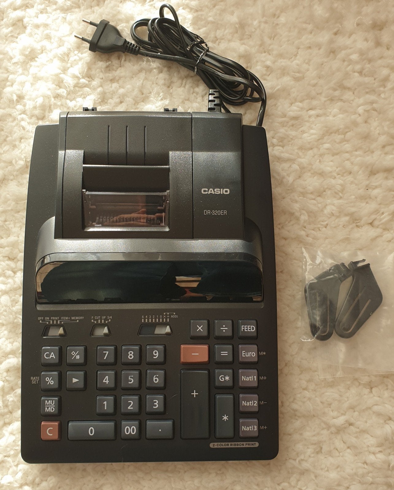Casio DR- 320ER calcualtor printer, Verzamelen, Ophalen of Verzenden, Computers en Rekenmachines