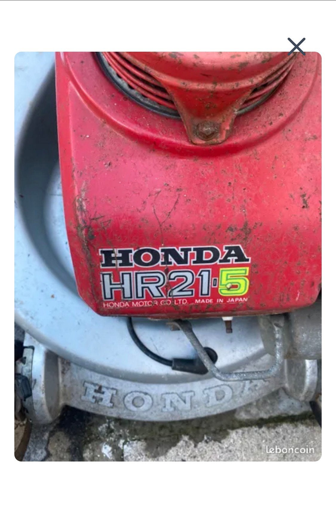 Achète pour pièces ancienne Honda HR21.5, Jardin & Terrasse, Vitesses, Tondeuse rotative, Tondeuses à gazon à essence, Utilisé