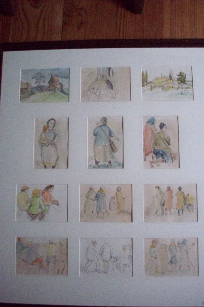Passe-partout voor 12 foto's, Ophalen, Zo goed als nieuw, Hout