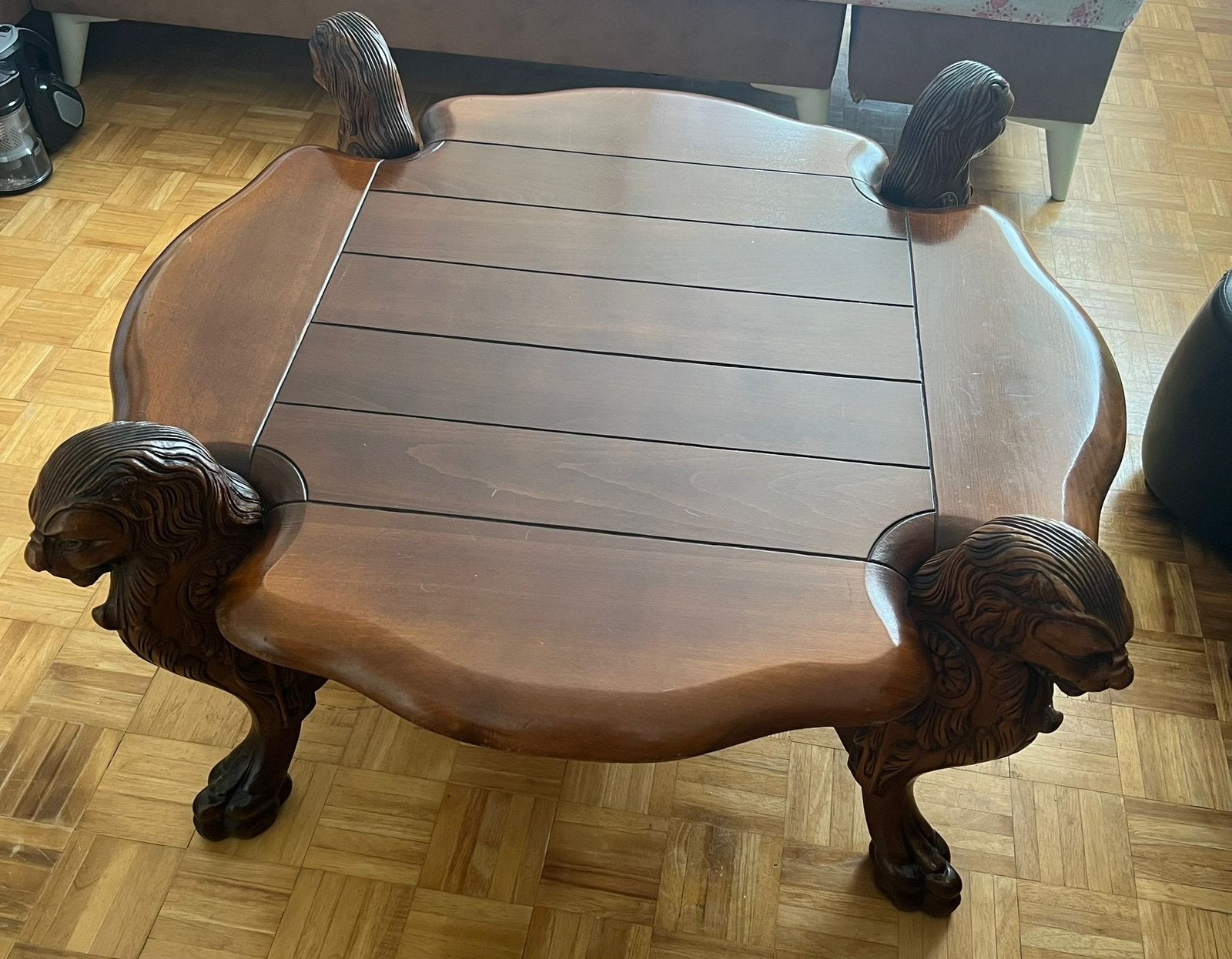 antieke salontafel chippendale, Ophalen