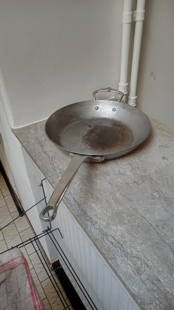 De buyer stalen pan, Overige materialen, De Buyer, Ophalen of Verzenden, Gebruikt