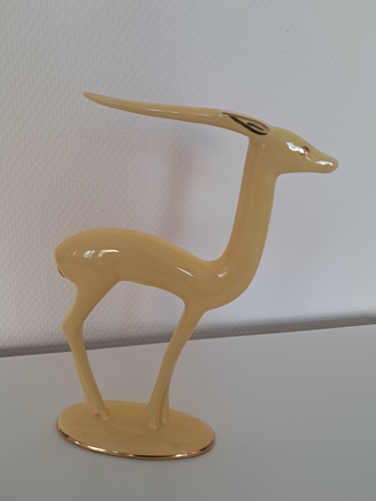 Statuette Gazelle Villeroy & Bosh Septfontaines, Collections, Statues & Figurines