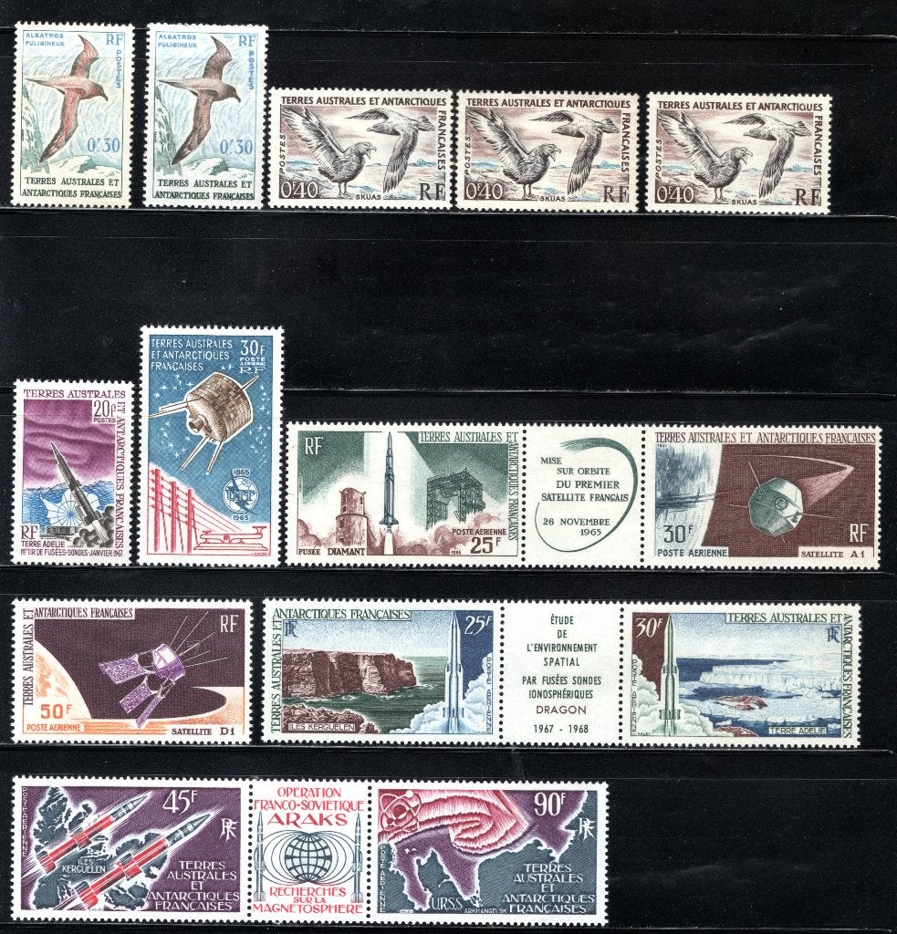 TERRES AUSTRALES ET ANTARCTIQUES Lot zegels MH/MNH, Postzegels en Munten, Postzegels | Oceanië, Verzenden, Postfris