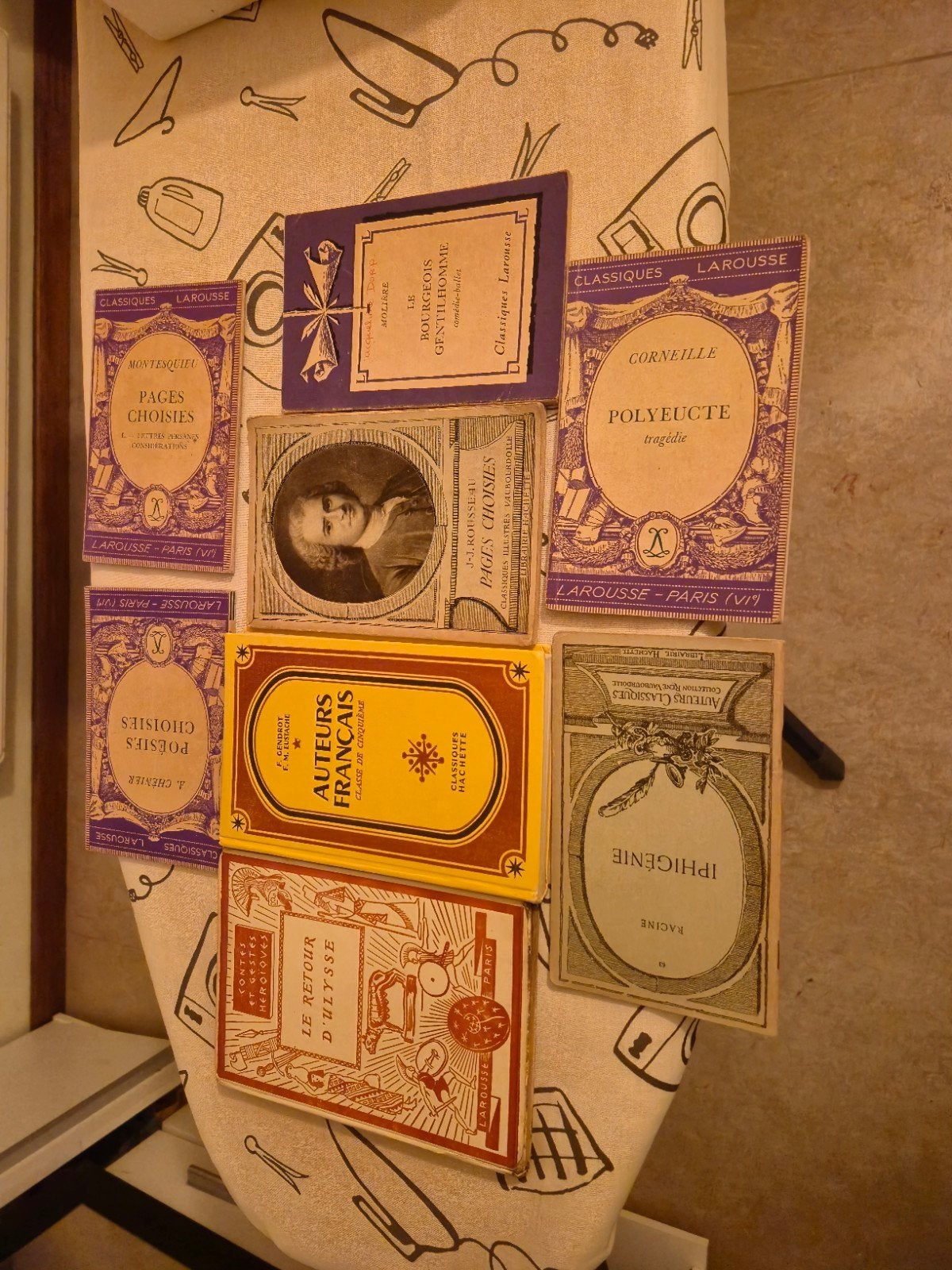boeken 1950 Lot oude Franse schoolboekjes – Classiques Lar, Ophalen of Verzenden