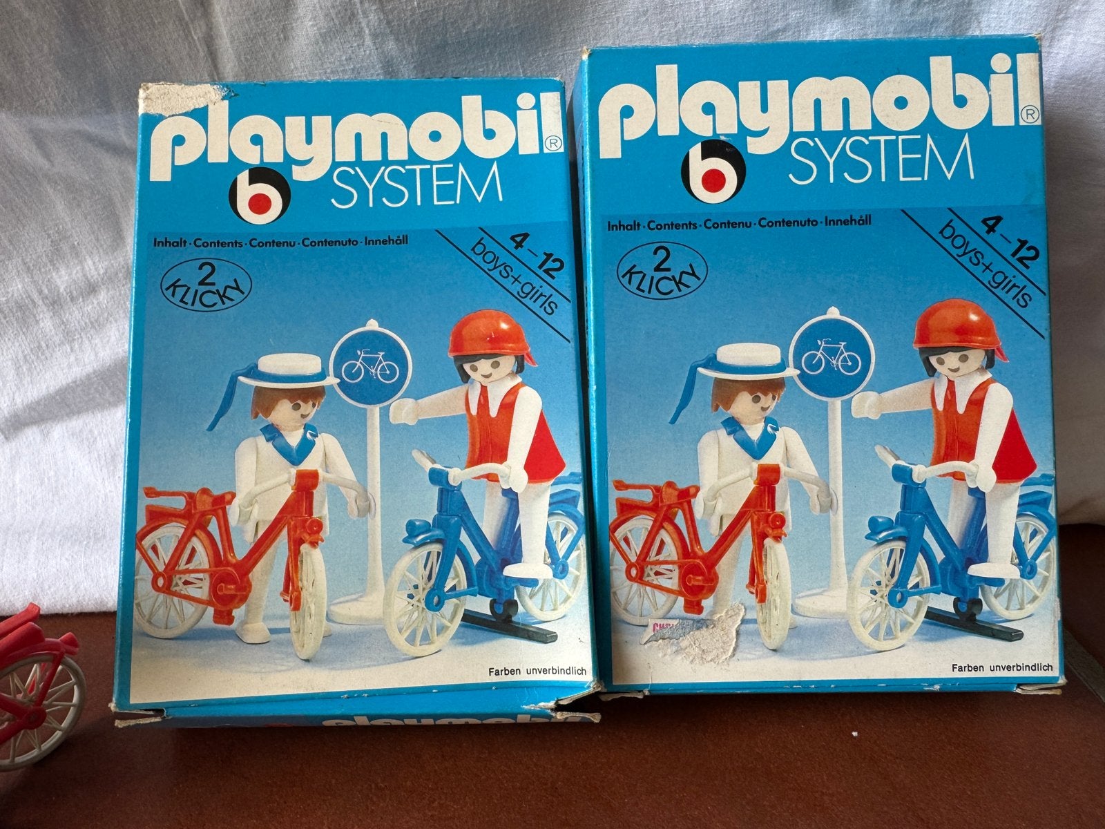 Playmobil 3573 – Fietsers met Originele Doosjes (W.-Germany), Kinderen en Baby's, Ophalen, Gebruikt, Complete set, City life