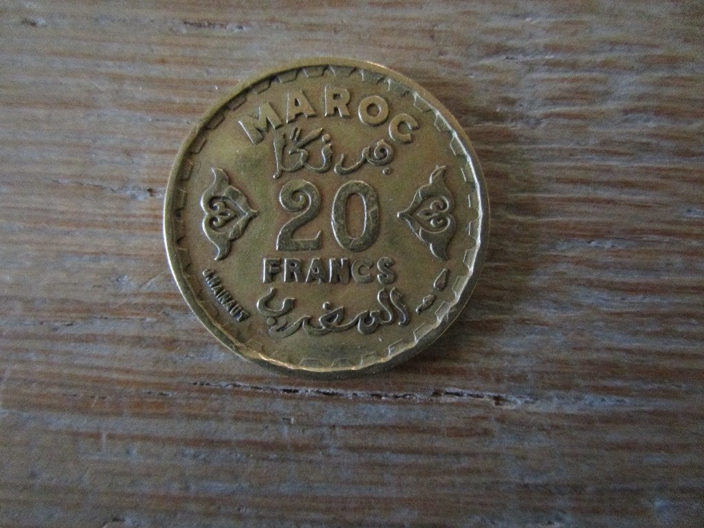 3 munten Marokko, Postzegels en Munten, Ophalen of Verzenden, Overige landen, Losse munt