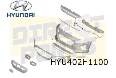 Hyundai Ioniq 9/19-8/22 voorbumper (te spuiten) Origineel! 8, Auto-onderdelen, -, Voor, -, Nieuw