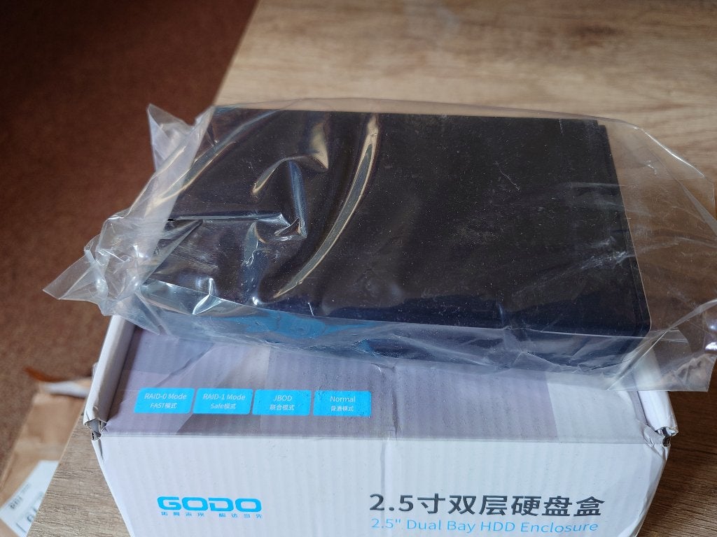 2 Bay behuizing 2.5 SATA - SSD, Envoi, Neuf, USB, SSD