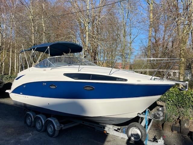 Bayliner 265 Cruiser op Riba trailer, Sports nautiques & Bateaux, 50 ch ou plus, Enlèvement, Utilisé, 6 à 9 mètres