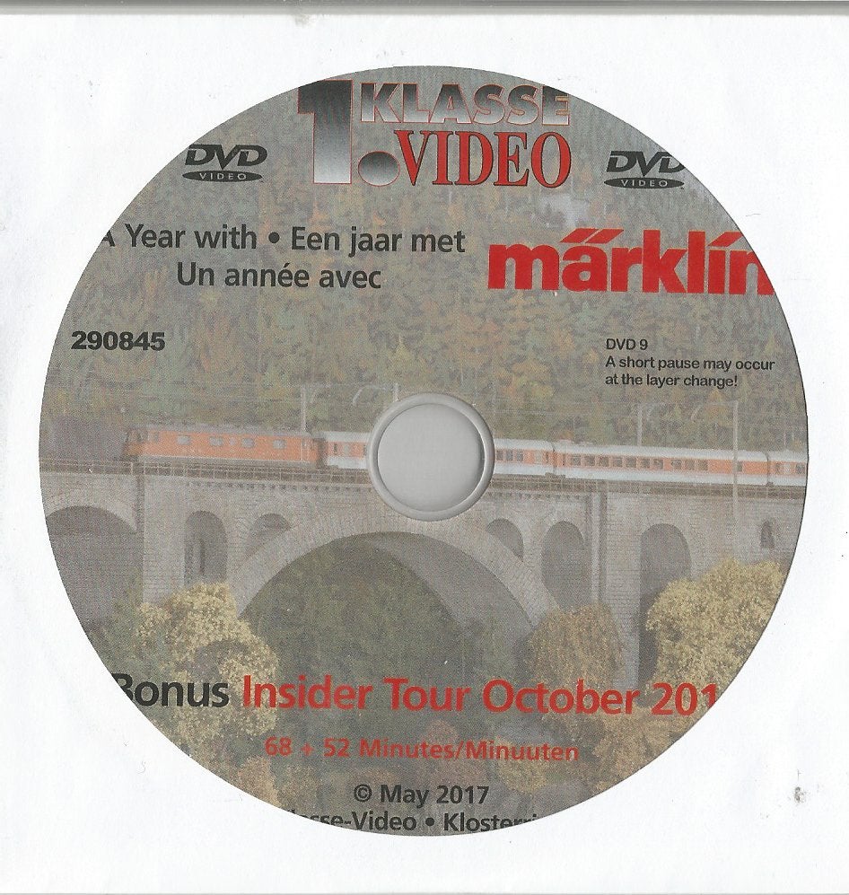 DVD d'un an avec Märklin, mai 2017, Neuf, Enlèvement ou Envoi, Courant alternatif, Livre, Revue ou Catalogue