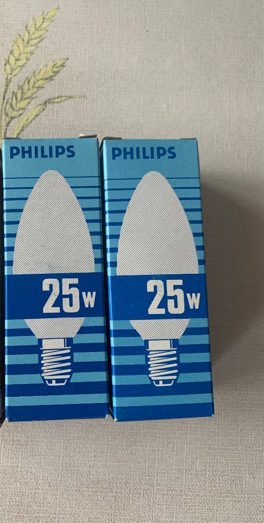 Philips gloeilampen 25W – E14 fitting (kaarsvorm, mat wit), Ophalen of Verzenden, Philips