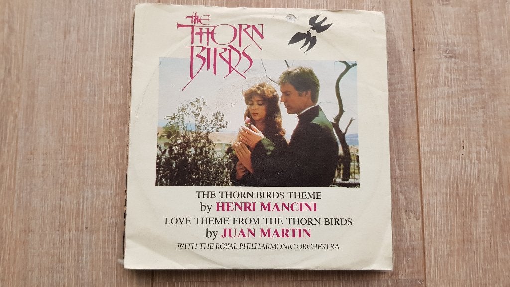 7" Henri Mancini - The thorn birds theme, Ophalen of Verzenden, Gebruikt, 7 inch, Filmmuziek en Soundtracks