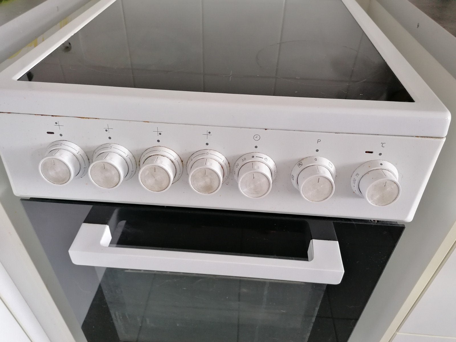 Vitro keramisch fornuis met oven., Electroménager, Cuisinières, Enlèvement, Céramique