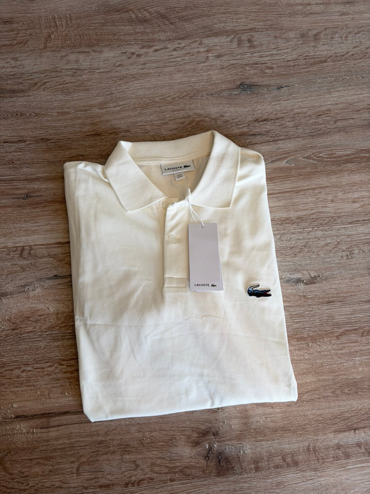 Polo Lacoste, Enlèvement, Comme neuf, Beige