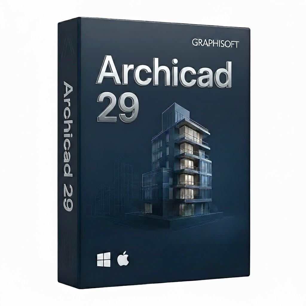 Graphisoft  Archicad 29, Computers en Software, Ontwerp- en Bewerkingssoftware, Nieuw, MacOS, Windows, Ophalen