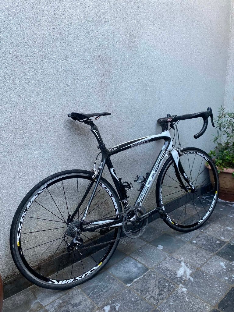 Zannata M82BN1 Full Carbon Koers Fiets Campagnolo - Mavic, Carbon, Heren, 49 tot 53 cm, Zo goed als nieuw