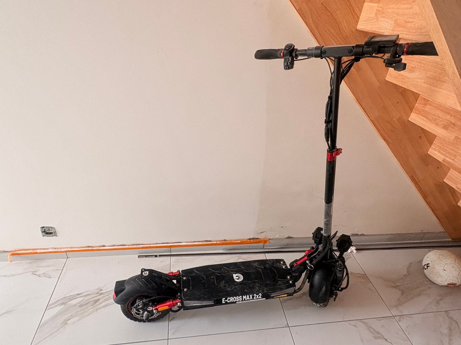 Step E-Cross Max, Fietsen en Brommers, Steps, Ophalen, Zo goed als nieuw