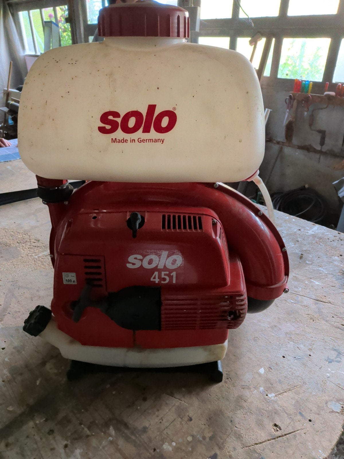 rugsproeier, Enlèvement, Comme neuf, Solo