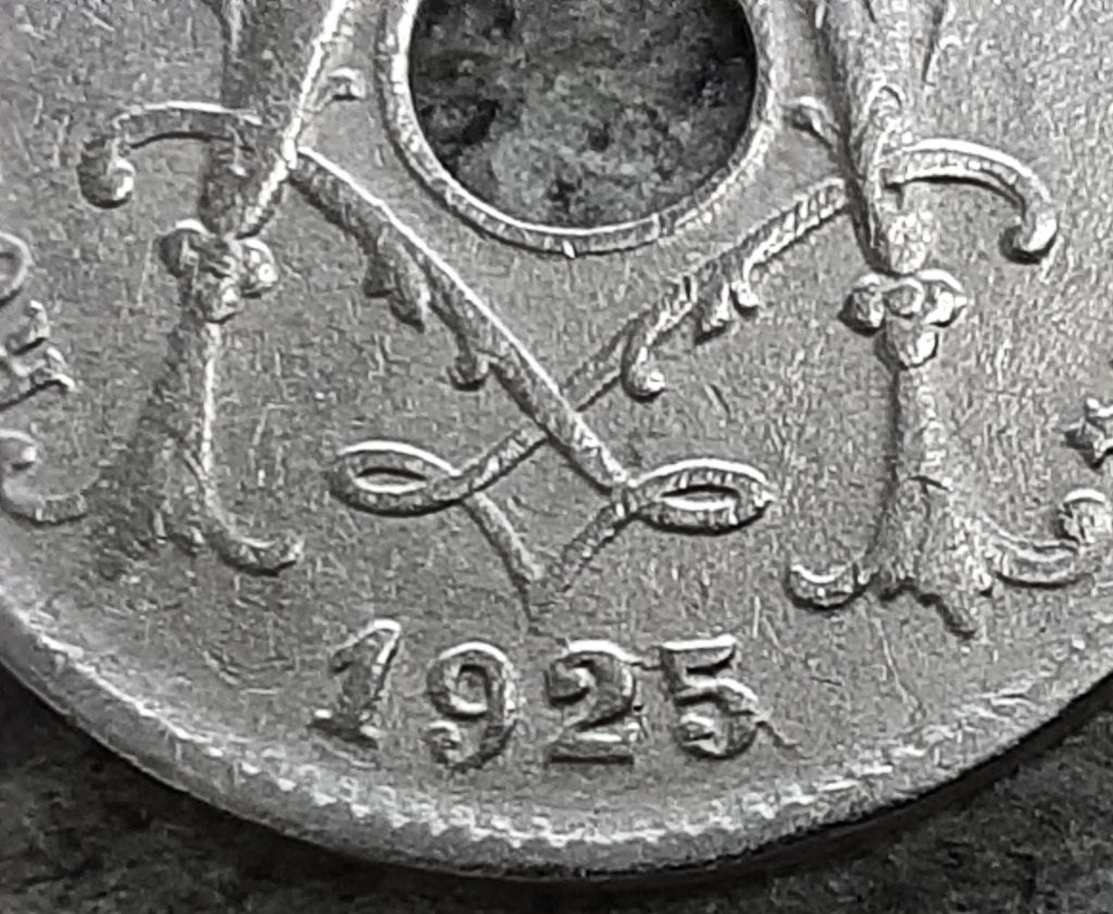 België – 5 cent – 1925-NL. (Ref 040-1), Ophalen of Verzenden, Metaal, Losse munt